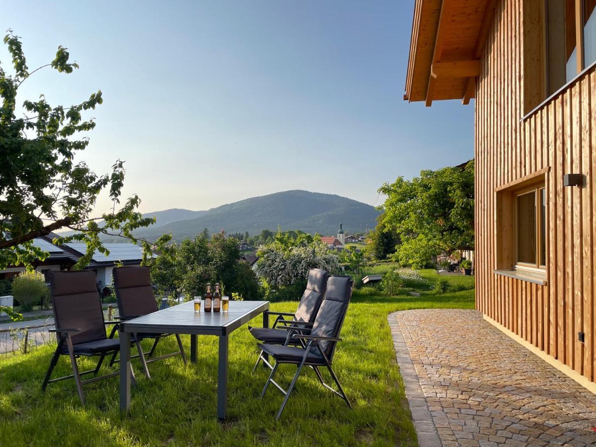 Bayerwald Chalet Kaitersberg Mit Sauna, Sonnenterrasse Und Garten Arnbruck Exteriör bild